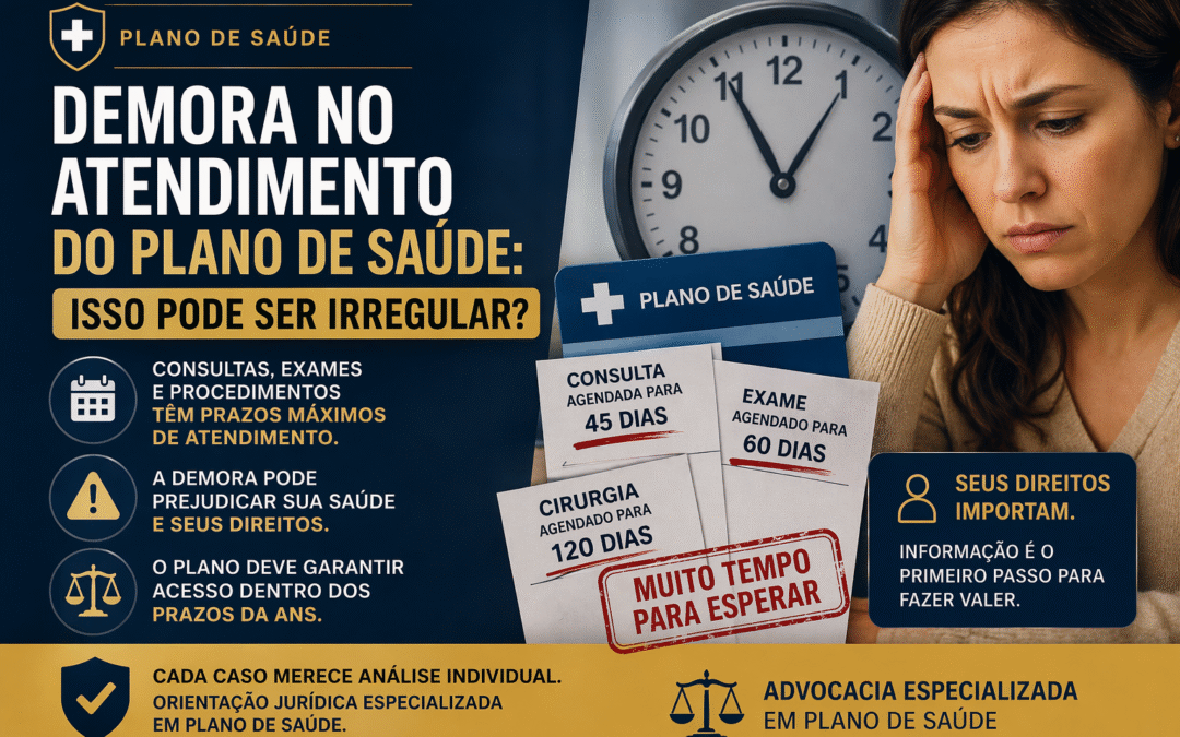 Demora no atendimento do plano de saúde: quando isso é irregular?