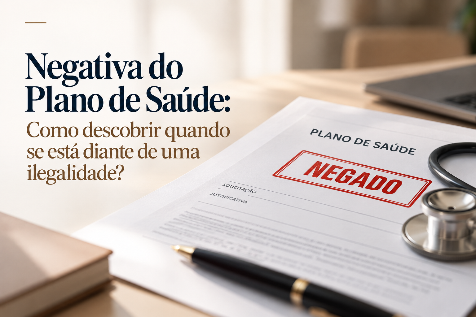 Negativa do Plano de Saúde: Entenda Quando a Recusa Pode Ser Ilegal